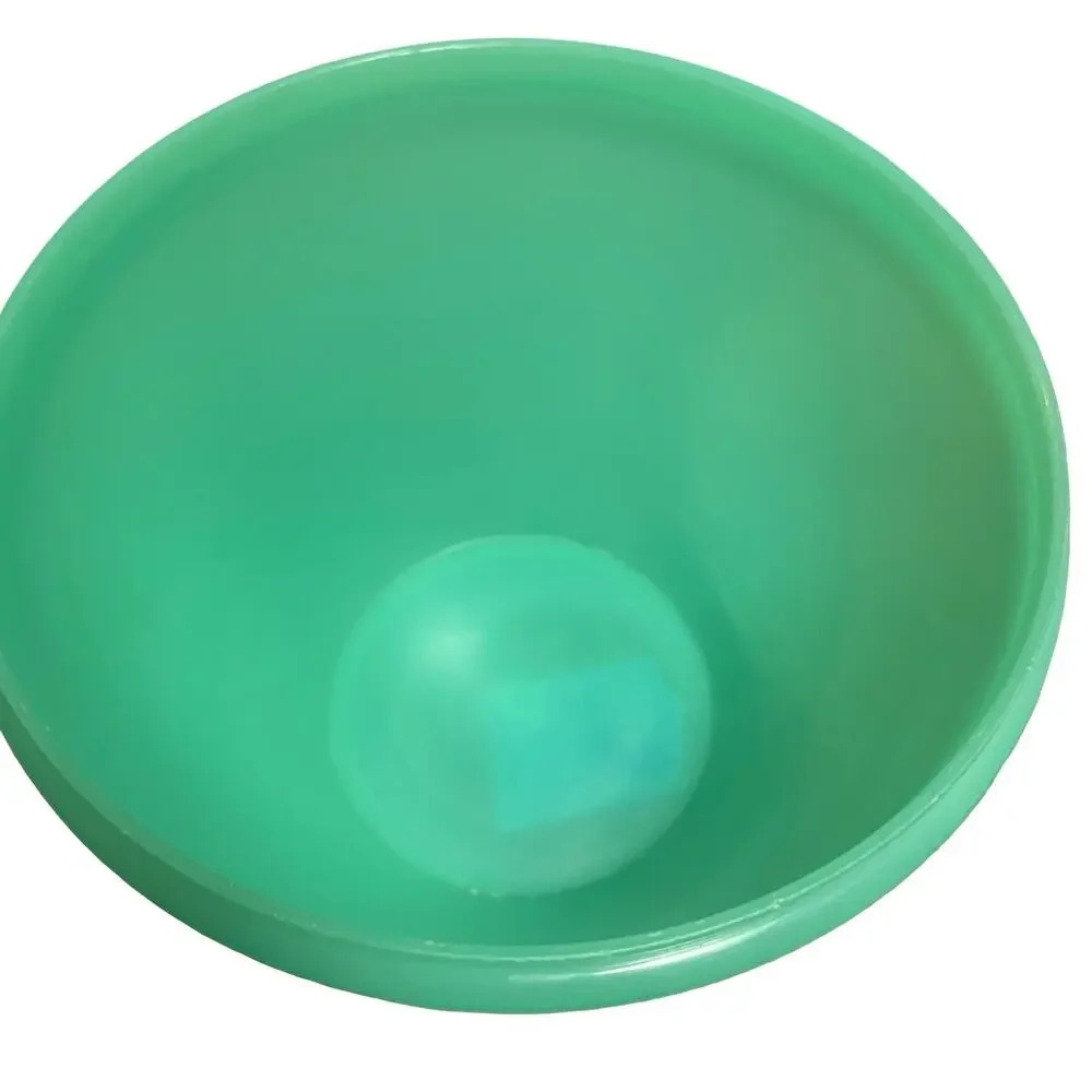 Tupperware 679 680 Jadeite Green Crisp It Lettuce Keeper Bowl Domed Lid Vintage